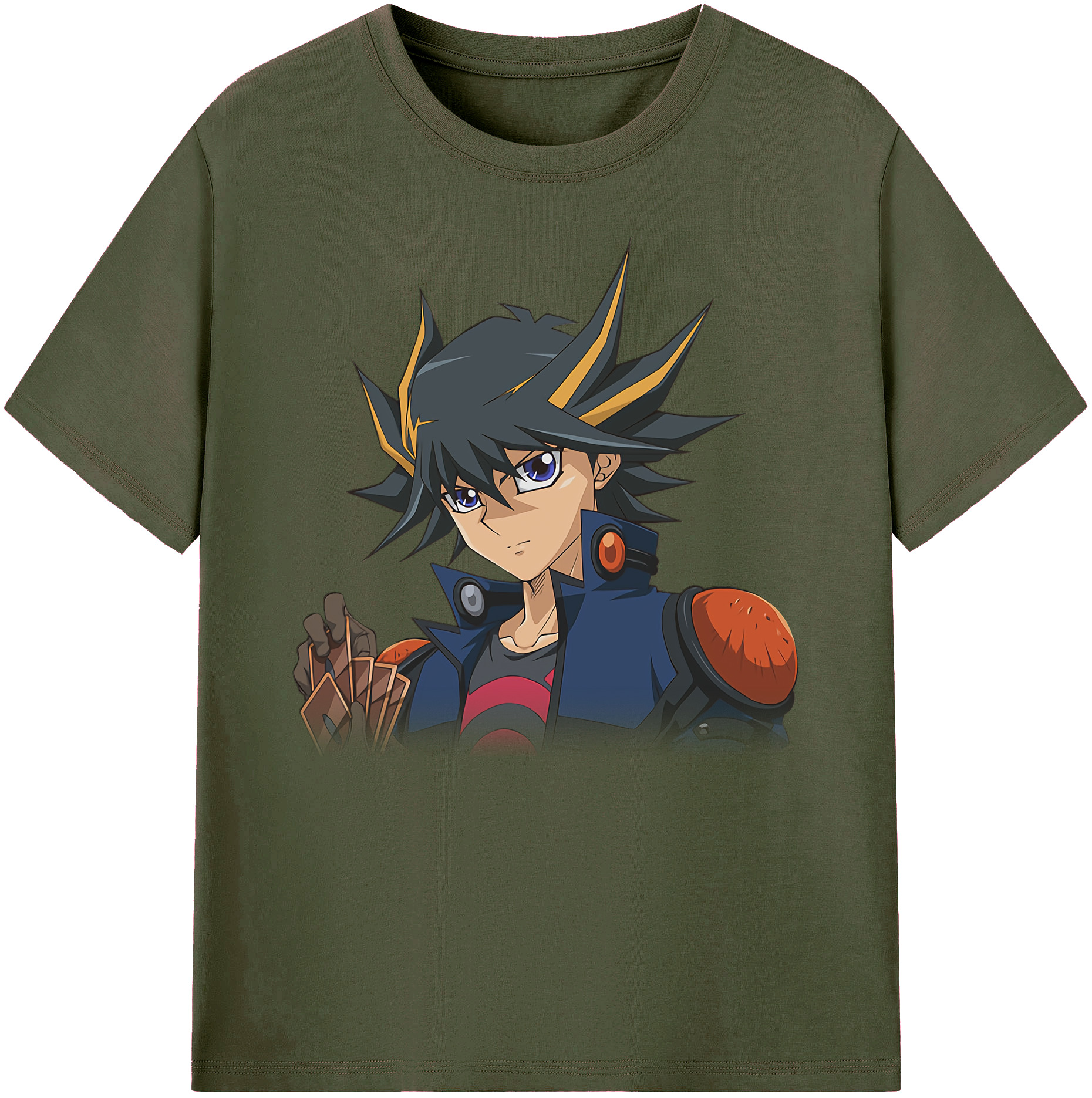 （画像用） 遊☆戯☆王 Yu-Gi-Oh! 綿100％ メンズ半袖Tシャツ｜肌触りやわらか＆通気性